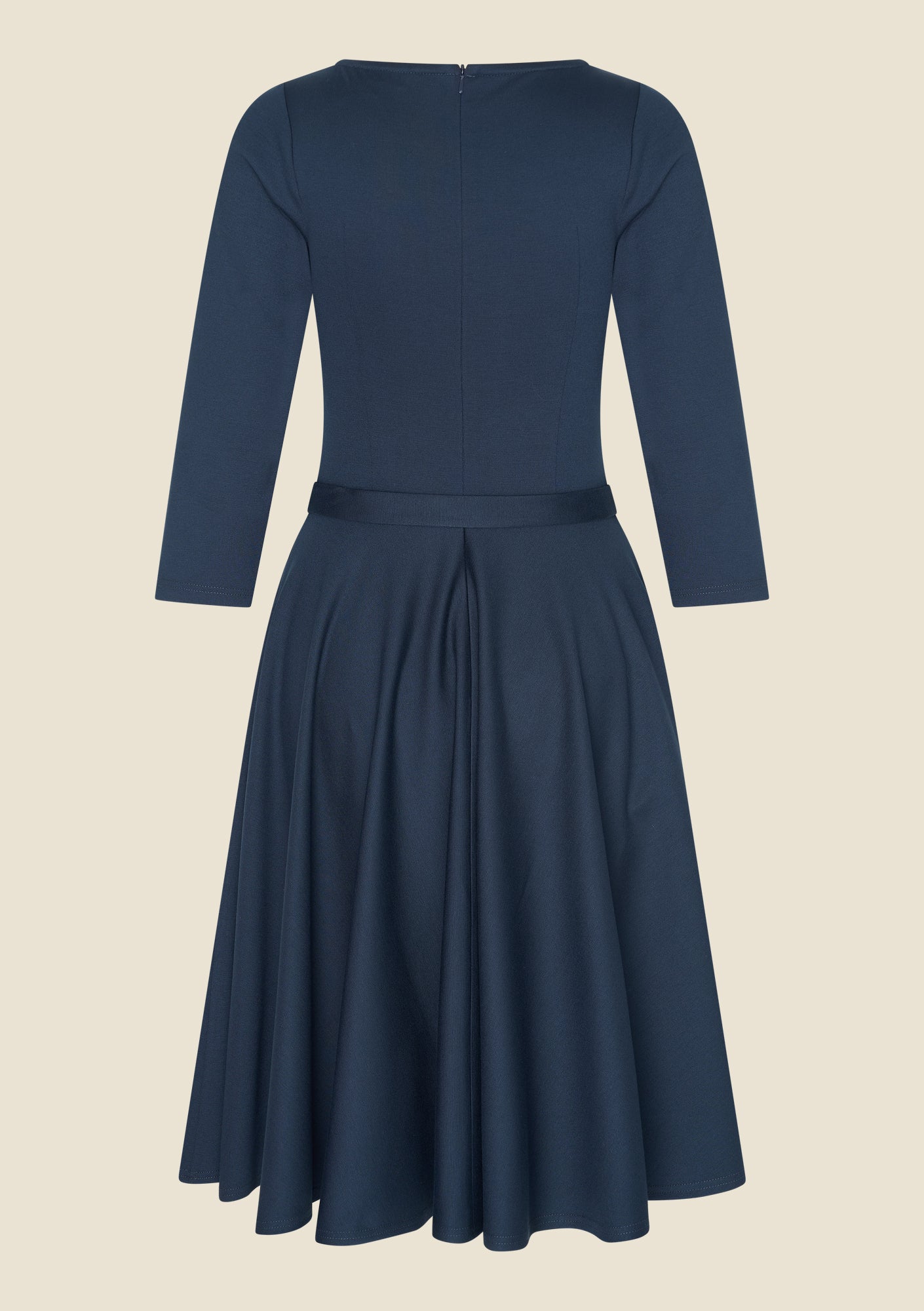 Ballerina Dress - navy punty