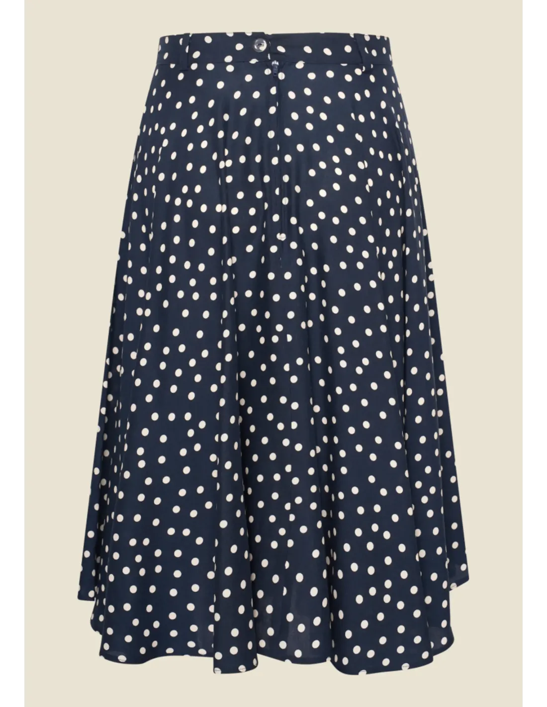 Circle Skirt Olette - navy dots - Dotty&Dan