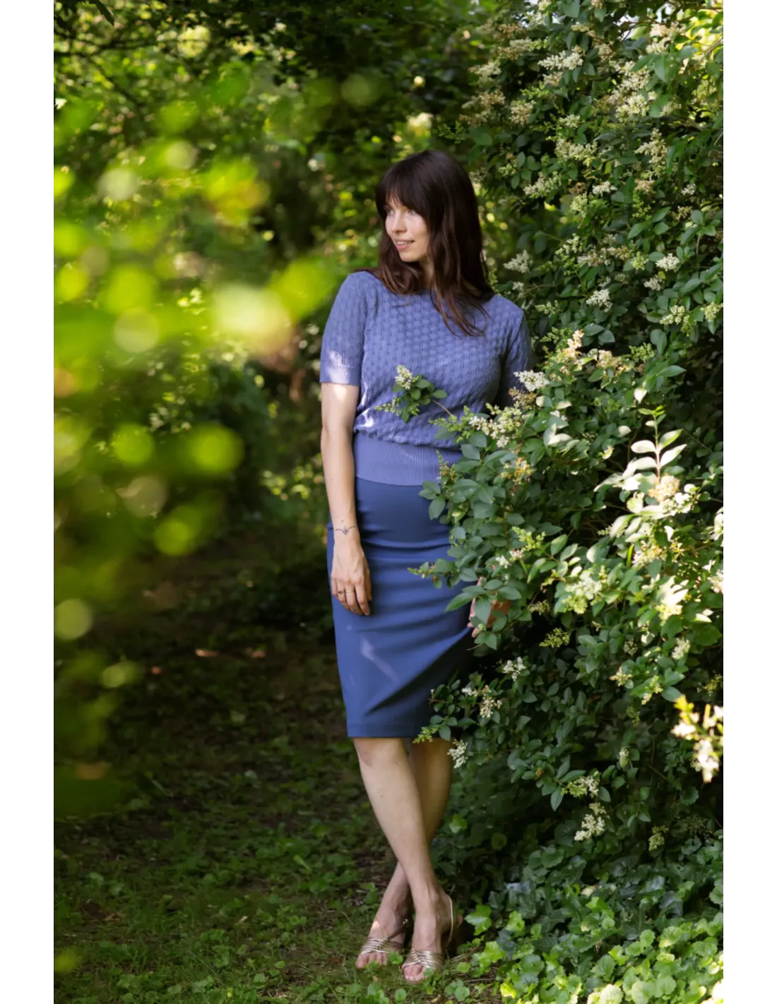 Classic Pencil Skirt - jeans blau - Dotty&Dan