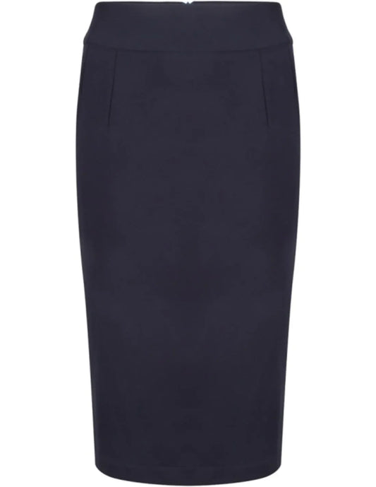 Classic Pencil Skirt - navy punty - Dotty&Dan