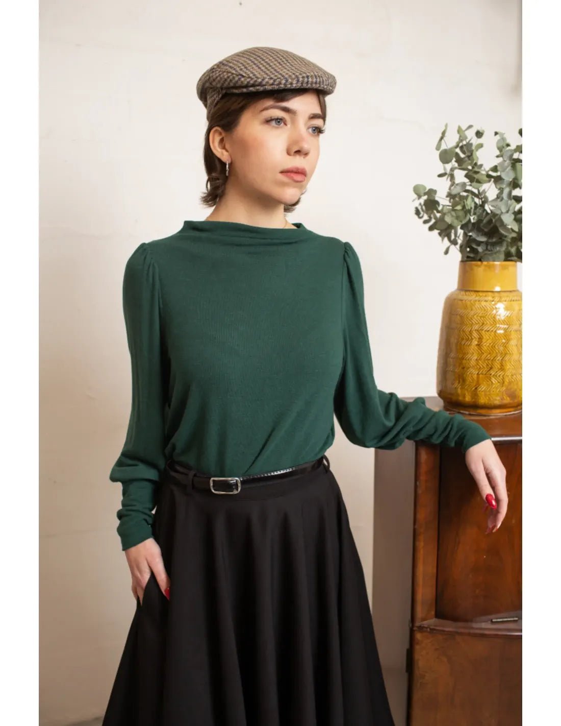 Maya Top Doriana green - Dotty&Dan