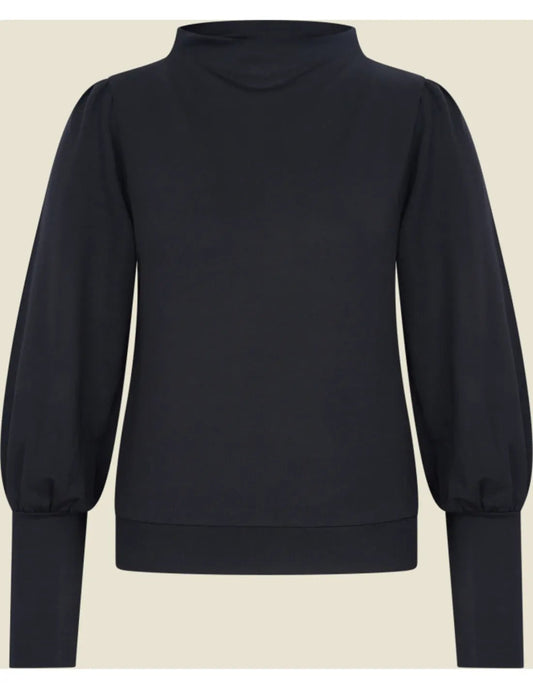 Maya Top Soft Fleece - black - Dotty&Dan