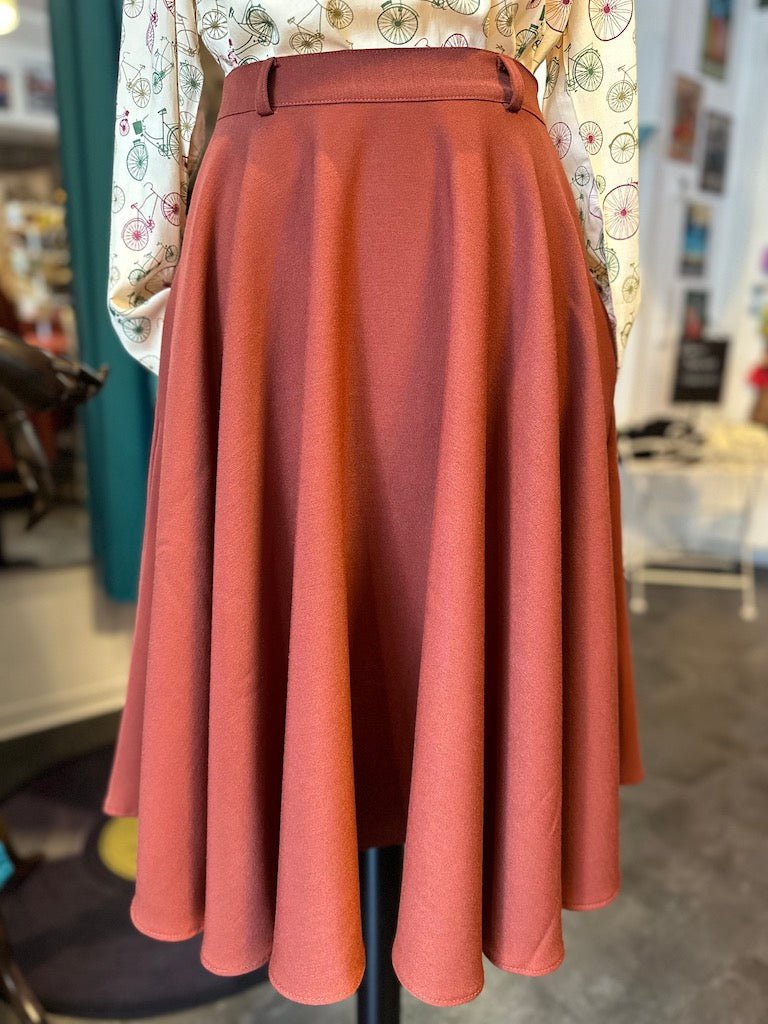 Circle Skirt Gabardine - terra - Dotty&Dan