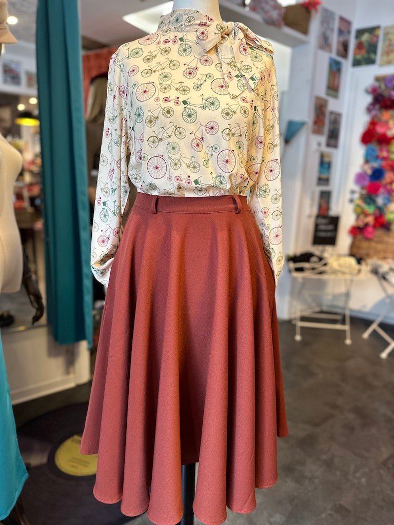 Circle Skirt Gabardine - terra - Dotty&Dan