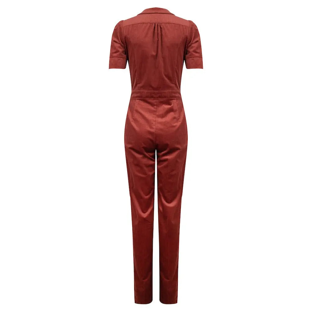 Classic Jumpsuit - Cordury Marsala - Dotty&Dan