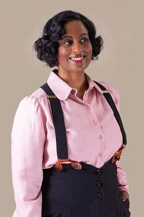 Vintage Hosenträger the sassy suspenders - black/cognac - Dotty&Dan