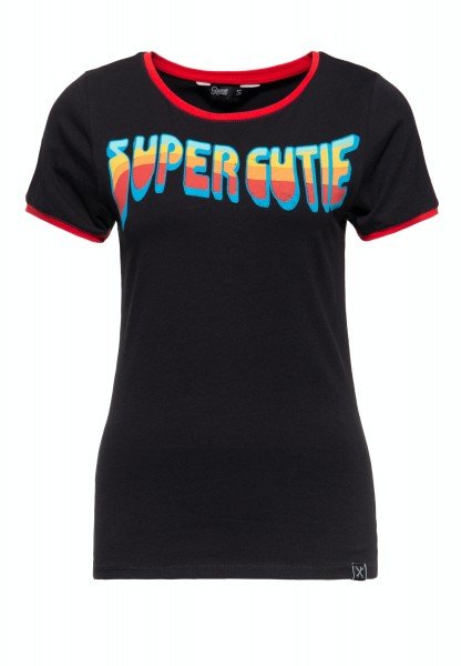 Vintage Ringer Shirt "Super Cutie" - Dotty&Dan