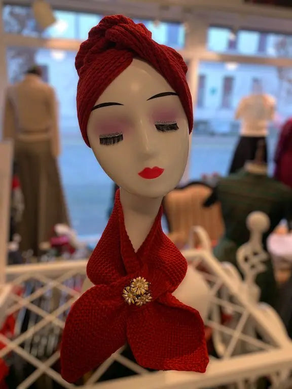 Vintage Steckschal - in verschiedenen Farben - Dotty&Dan