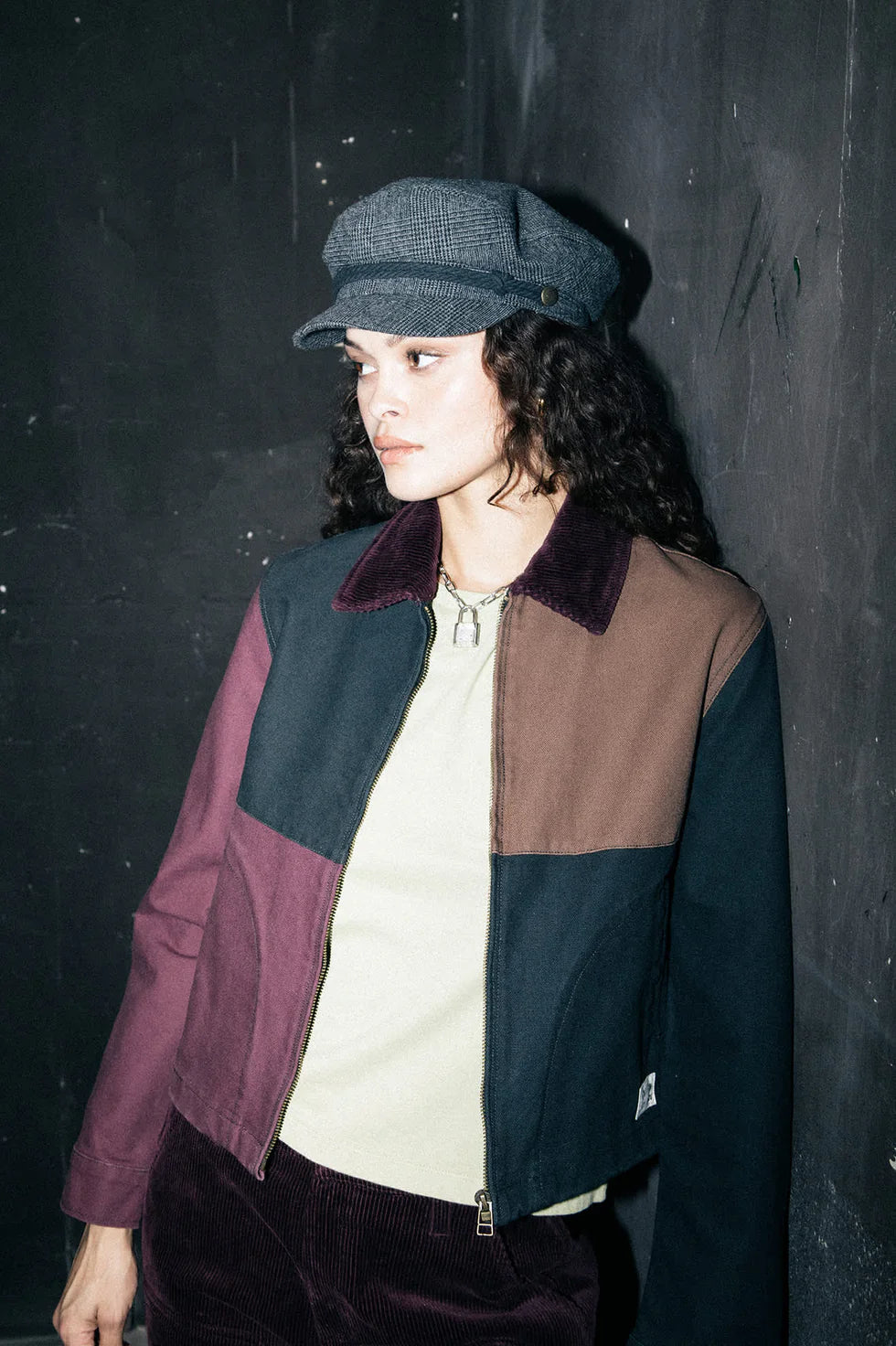 Klassische Brixton Schirmmütze im maritimen Retro-Look