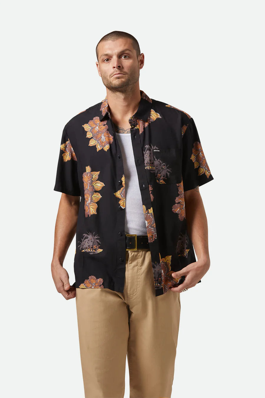 Kurzarmhemd - CRU Print black - Dotty&Dan