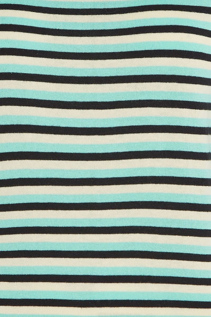 Ivy Top Preston Stripe - honolulu green
