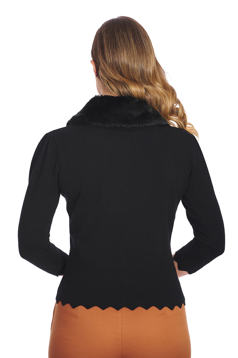 50er Vintage Weihnachts-Cardigan - black - Dotty&Dan