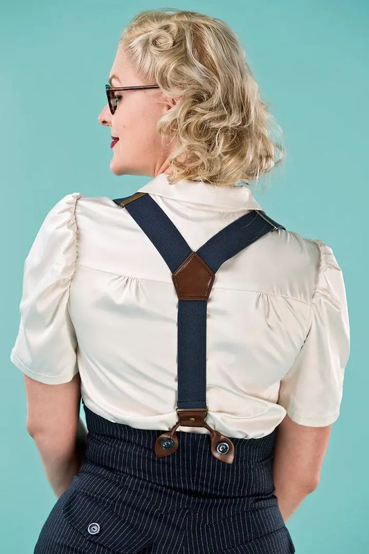 Vintage Hosenträger the sassy suspenders - navy - Dotty&Dan