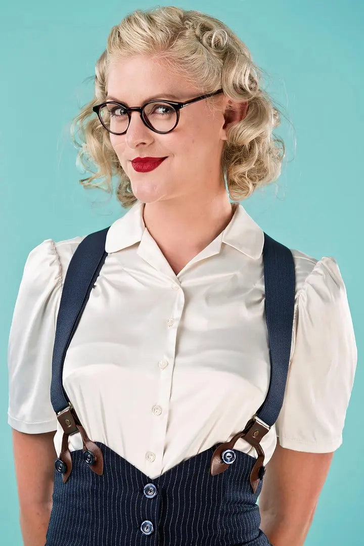 Vintage Hosenträger the sassy suspenders - navy - Dotty&Dan