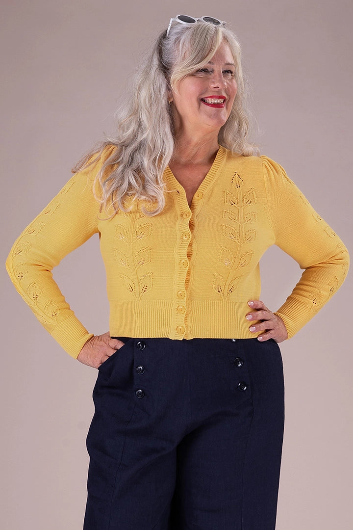 The susie q cardigan - butter