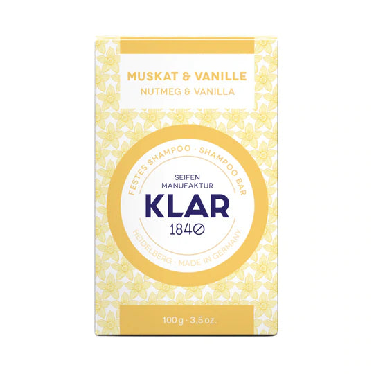 Klar´s festes Shampoo Muskat & Vanille