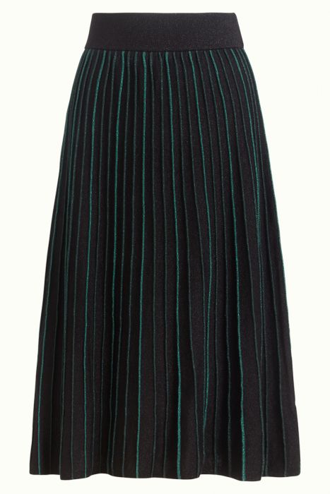 Pintuck Skirt Dazzle Stripe