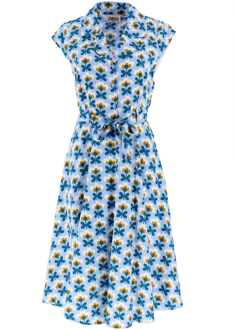 Helsinki - 50er Jahre Kleid - hellblau
