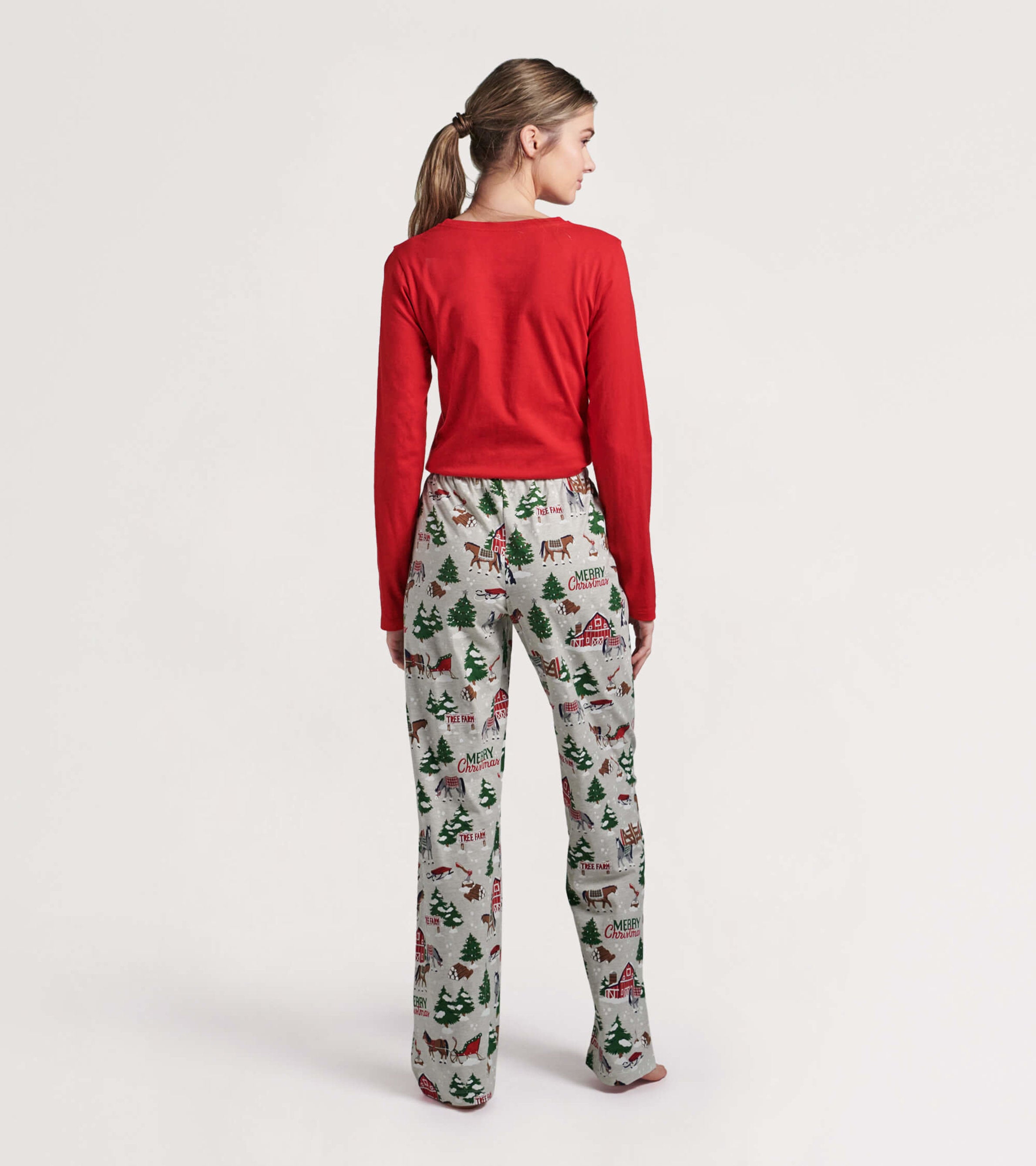 Country Christmas Women´s Jersey Pajama Pants