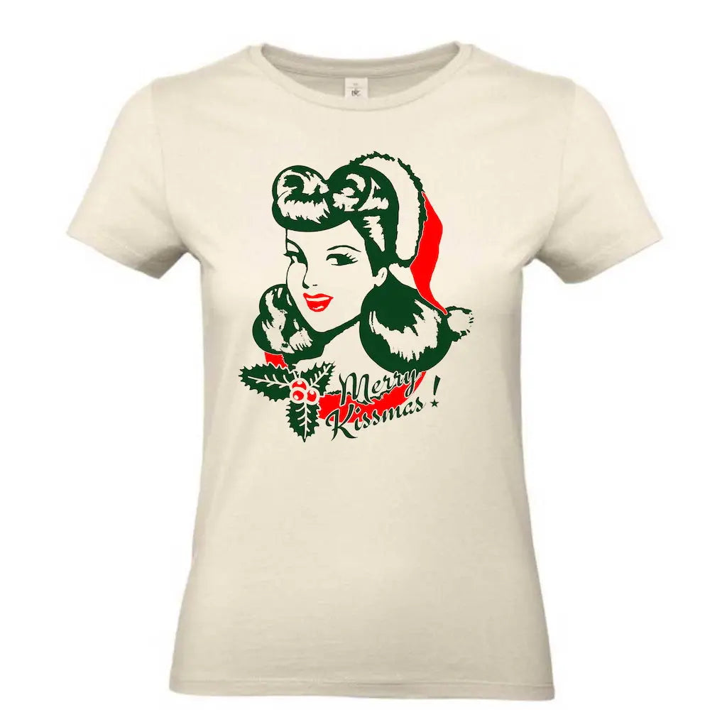 Dotty Shirt "Merry Kissmas" - creme - Dotty&Dan