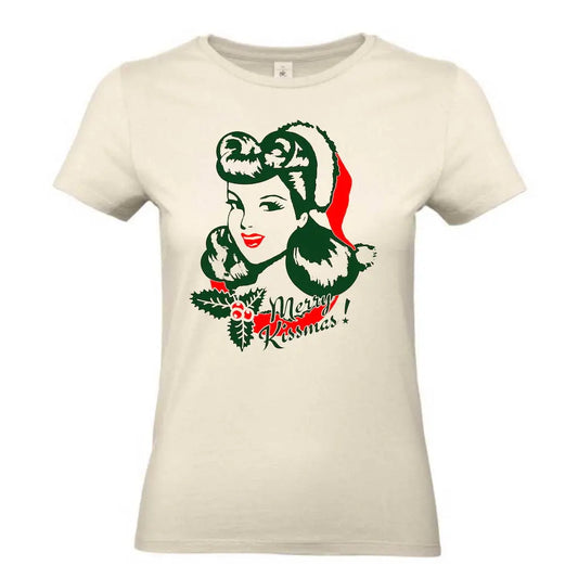 Dotty Shirt "Merry Kissmas" - creme - Dotty&Dan