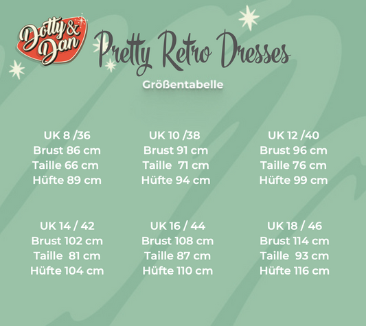 Pretty 40s Shirt Dress - petrol blue - Dotty&Dan