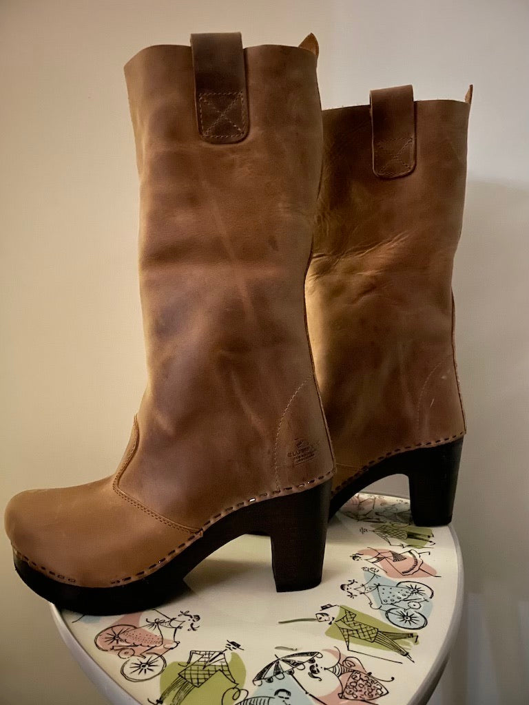 Leather Boots Roos - bruin