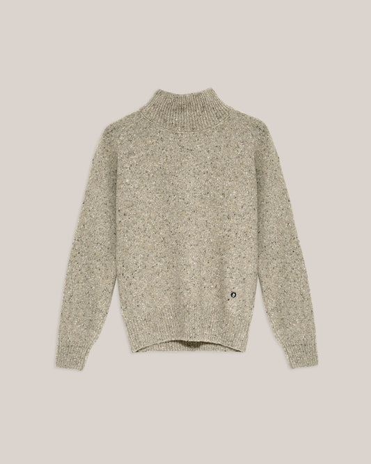 Sweater Perkins Neck - ecru - Dotty&Dan