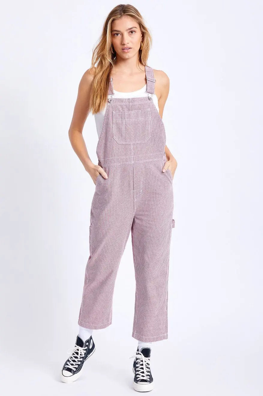 Christina Crop Overall - cowhide