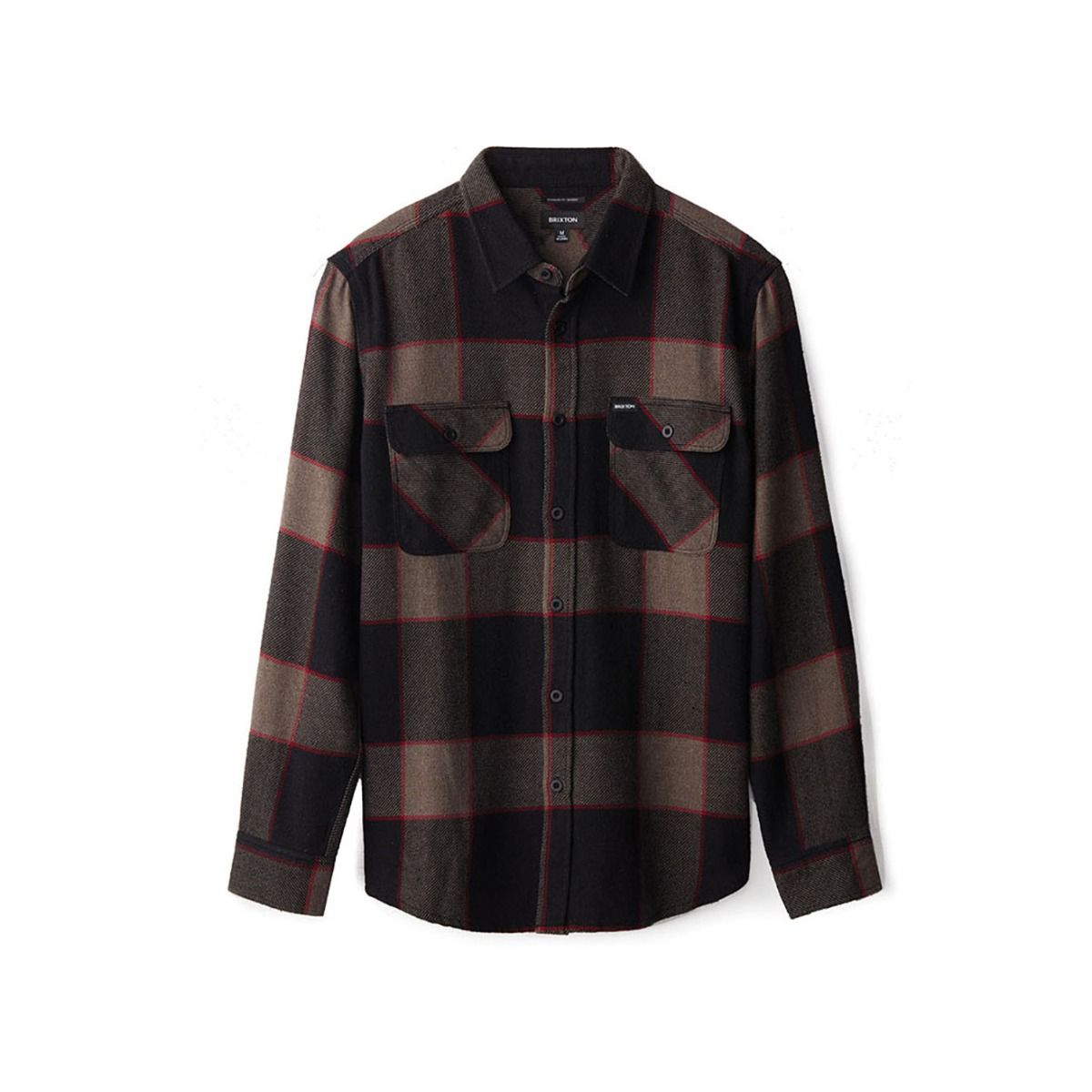 Bowery Flannel - heather grey/charcoal