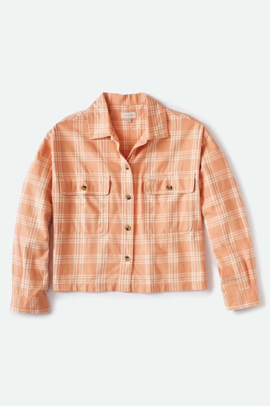 Bowery Flannel - dusty coral