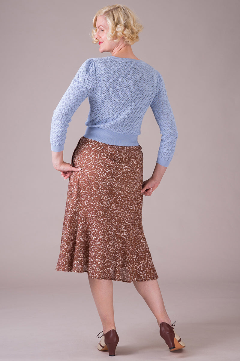 The topnotch teatime cardi - Forget-me-not