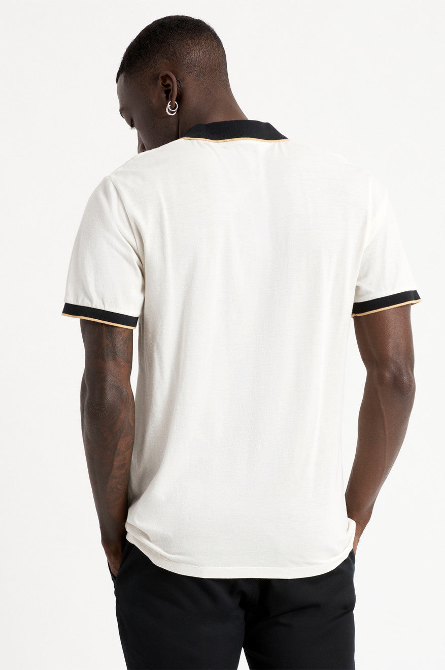 Polo Shirt Proper - off white/black