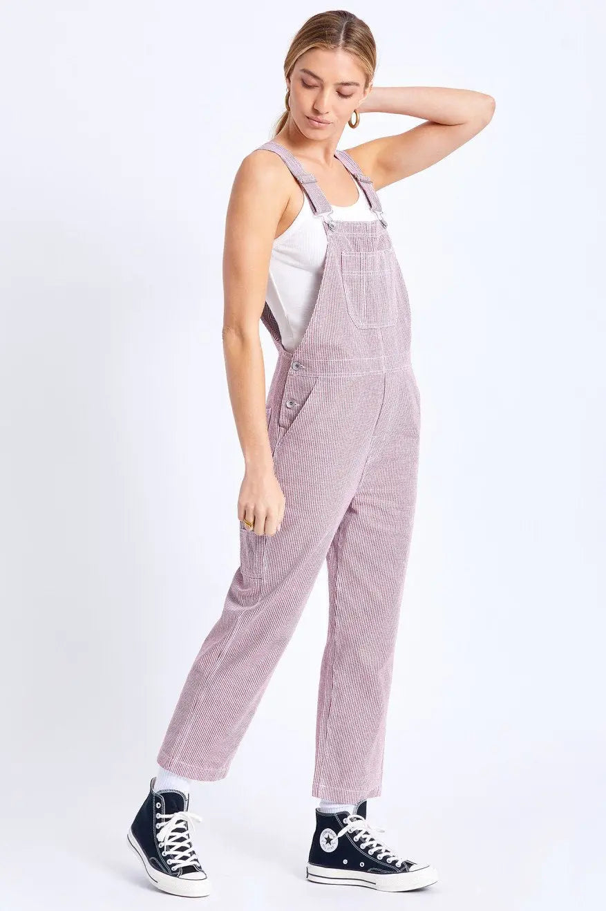 Christina Crop Overall - cowhide