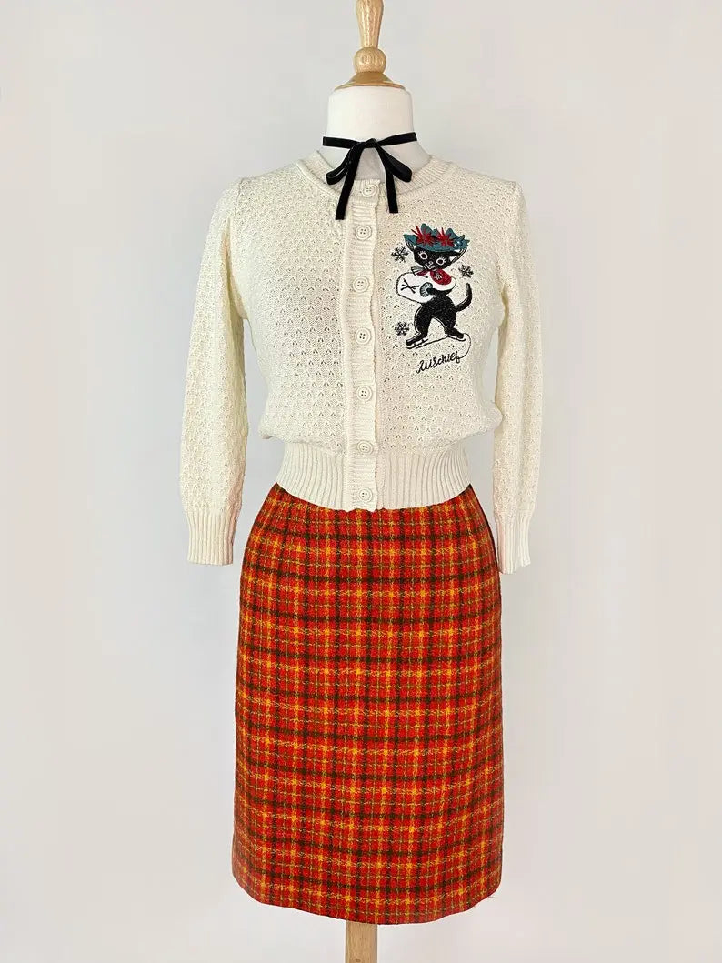 Muffy on ice Weihnachts Cardigan - ivory - Dotty&Dan