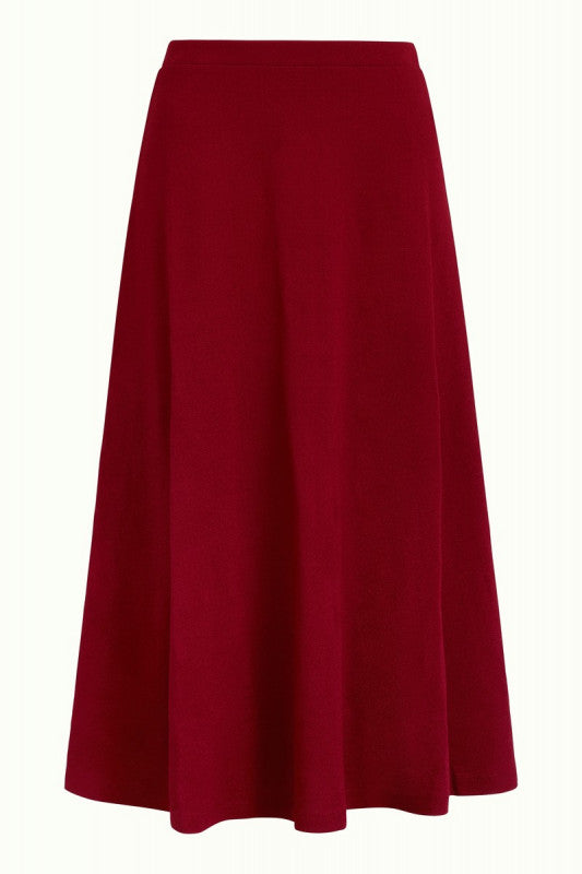 Juno Skirt Milano Crepe - Rumba Red - Dotty&Dan