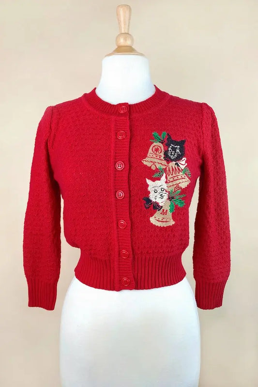 Scottis´s Weihnachts Cardigan - red - Dotty&Dan