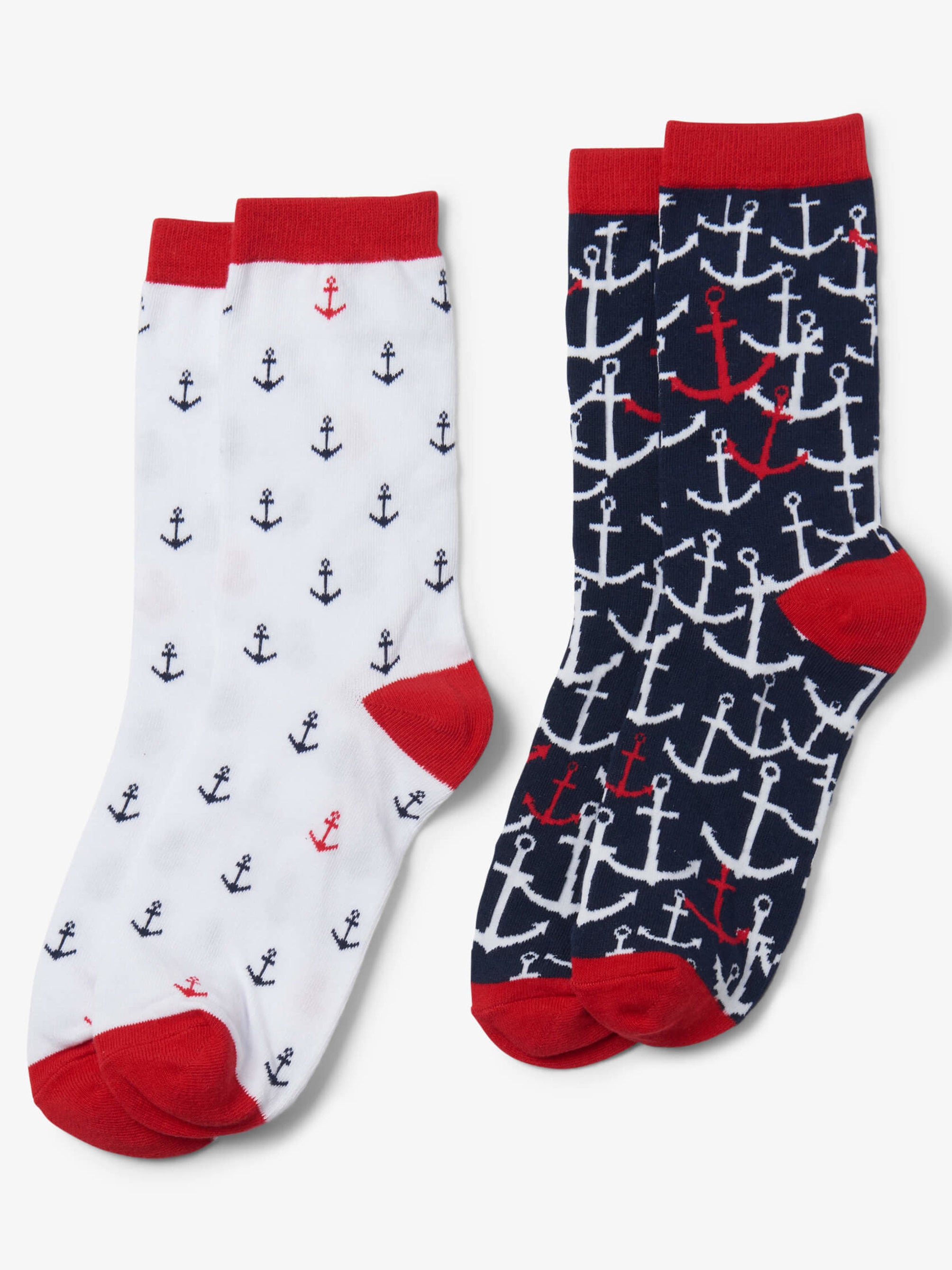 Nautical Anchors Women´s Crew - Socken Set