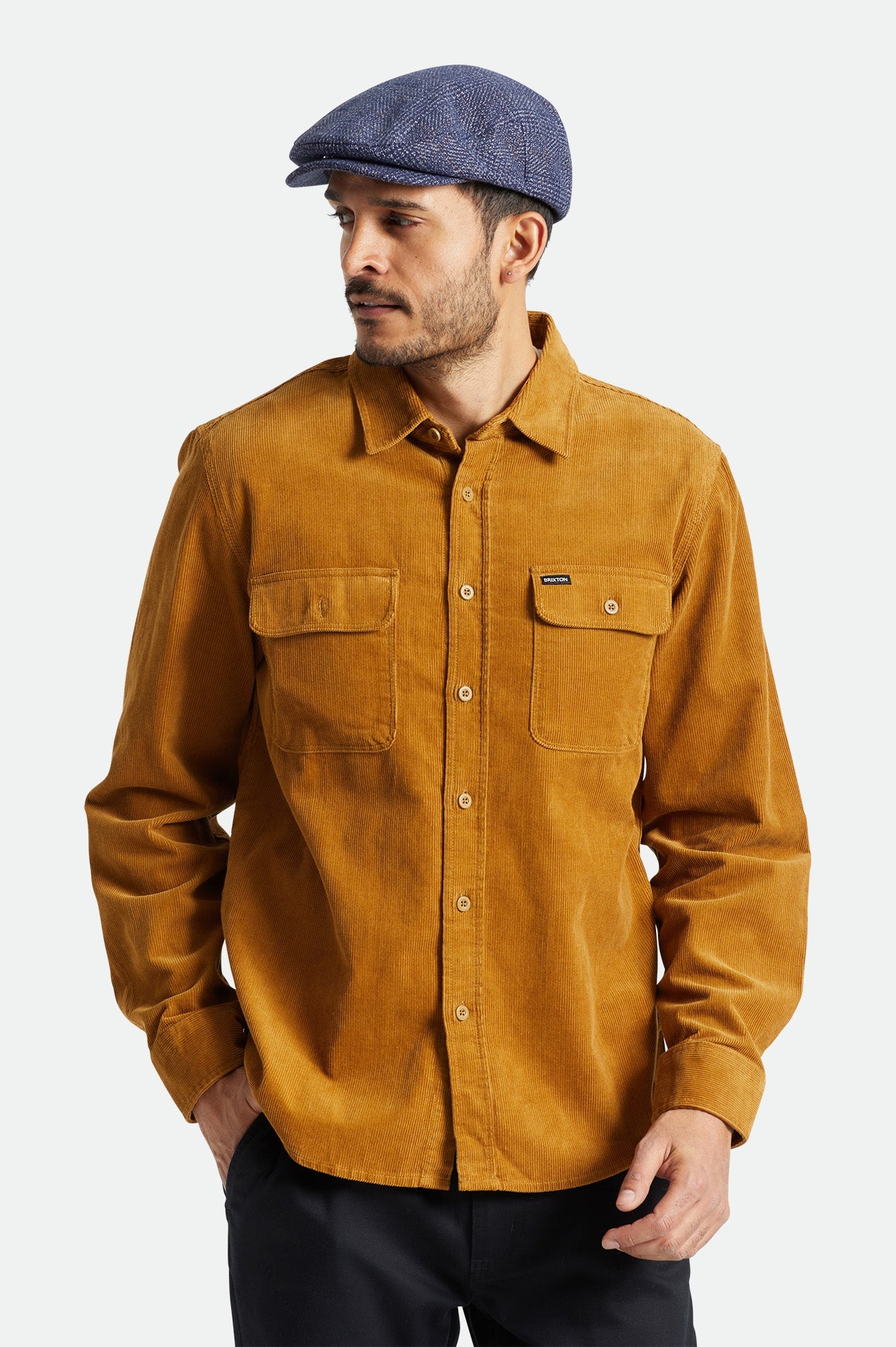 Bowery Cord Flannel - mojave