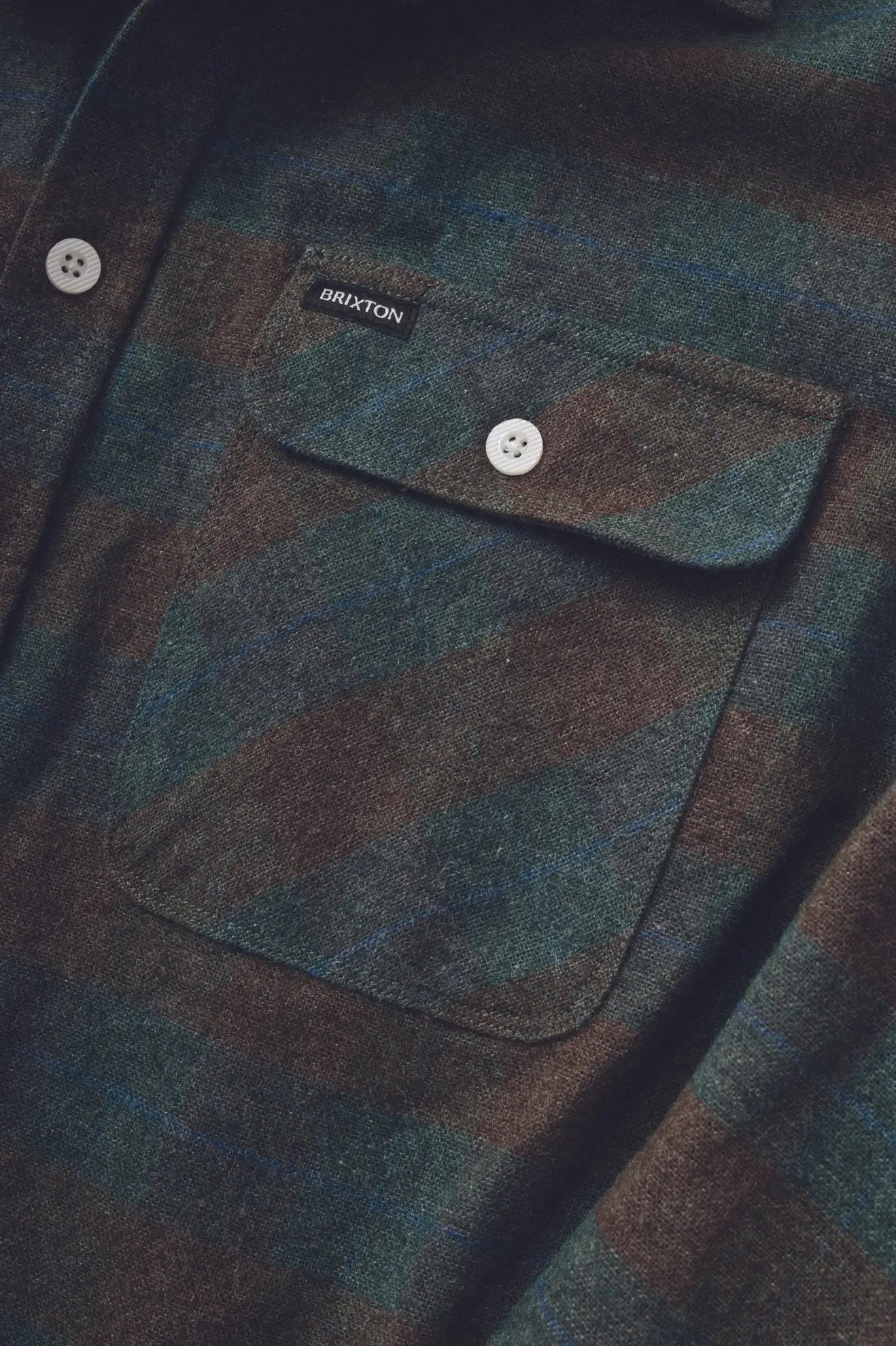 Bowery L Flannel - Ocean