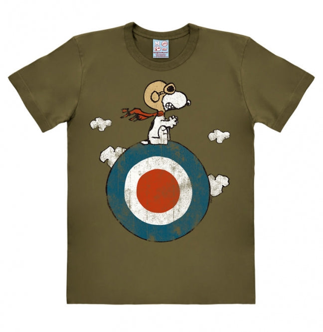 Peanuts - Snoopy Shirt - olive