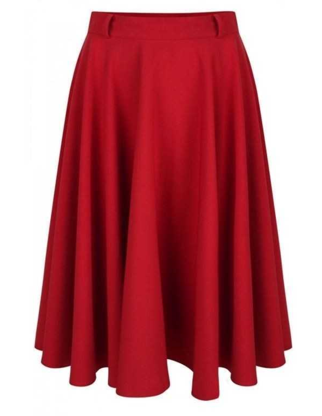 50s Circle Skirt - red
