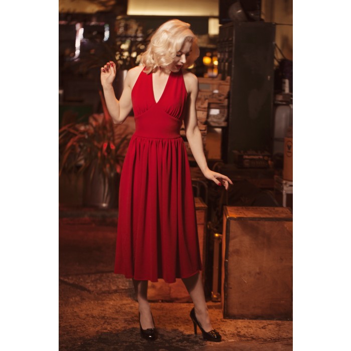 Marilyn Dress - red