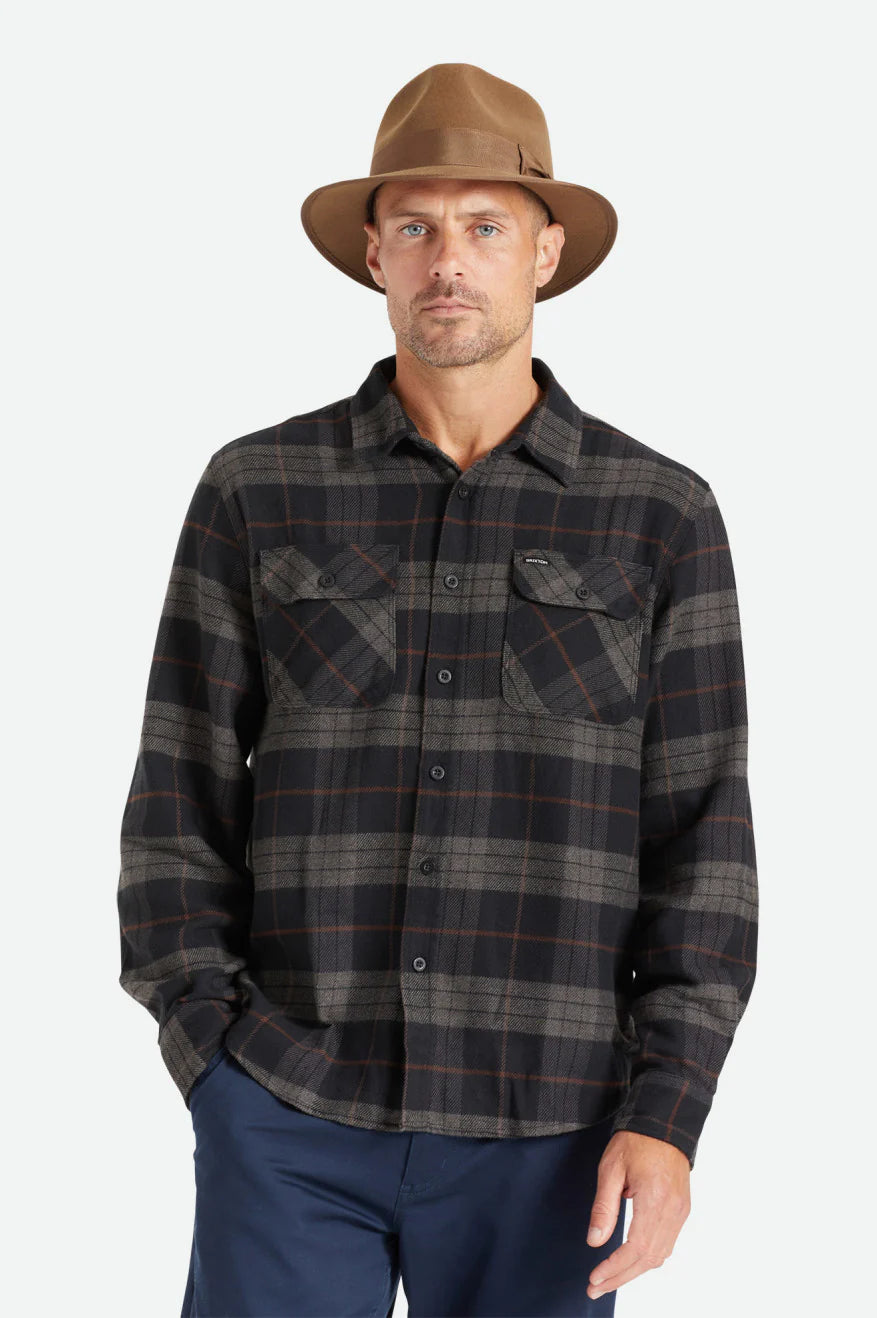 Bowery Flannel - black/charcoal